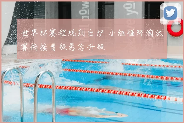 世界杯赛程规则出炉 小组循环淘汰赛衔接晋级悬念升级